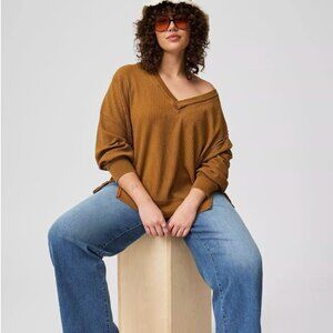 Oversized Waffle Top